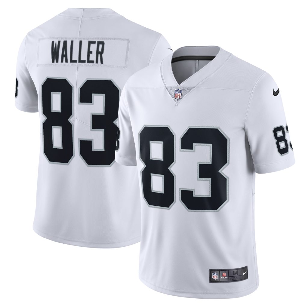 Men's Las Vegas Raiders Darren Waller Nike White Vapor Limited Jersey