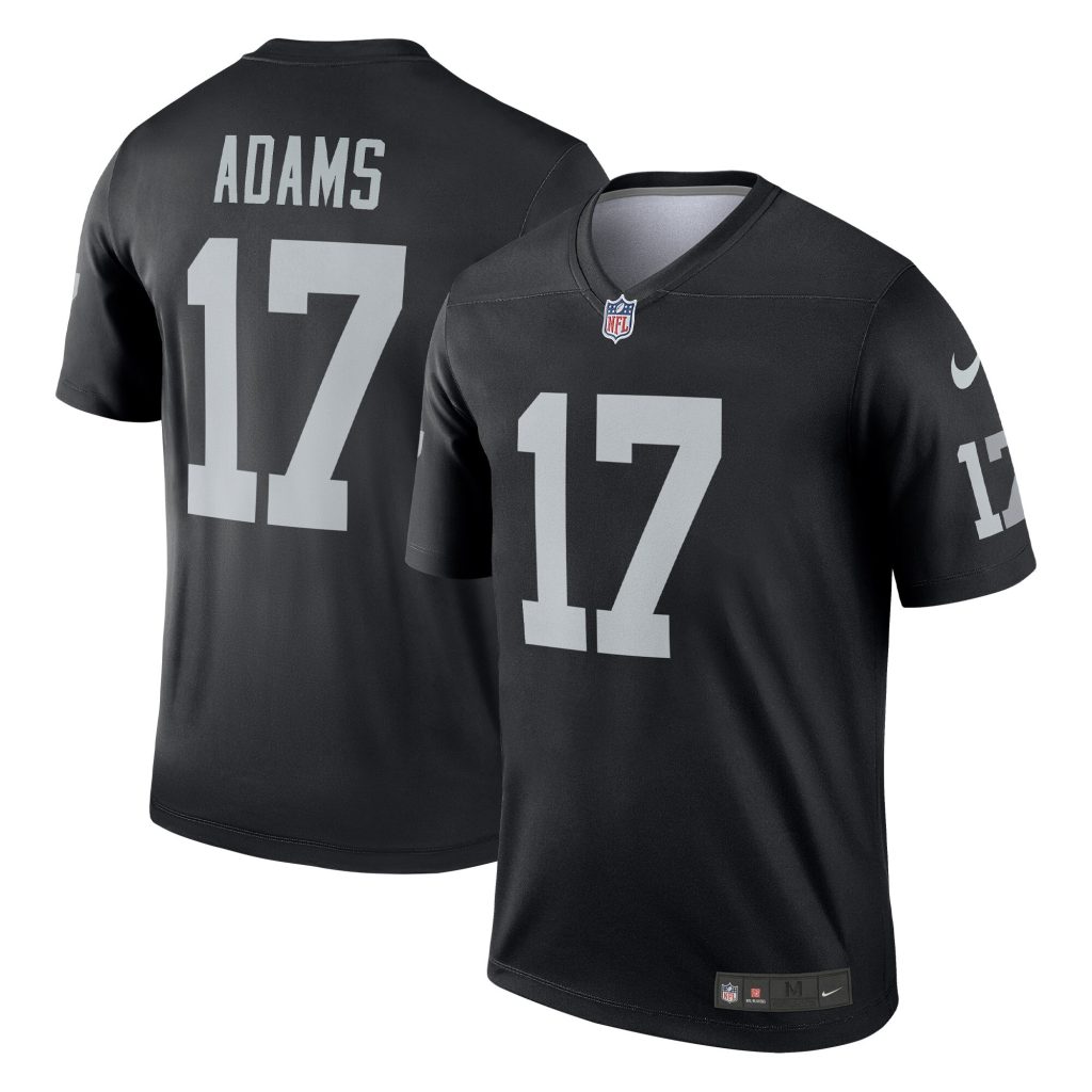 Men's Las Vegas Raiders Davante Adams Nike Black Legend Jersey