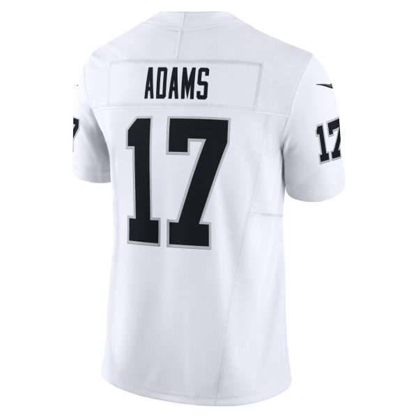 Men's Las Vegas Raiders Davante Adams Nike White Vapor F.U.S.E. Limited Jersey