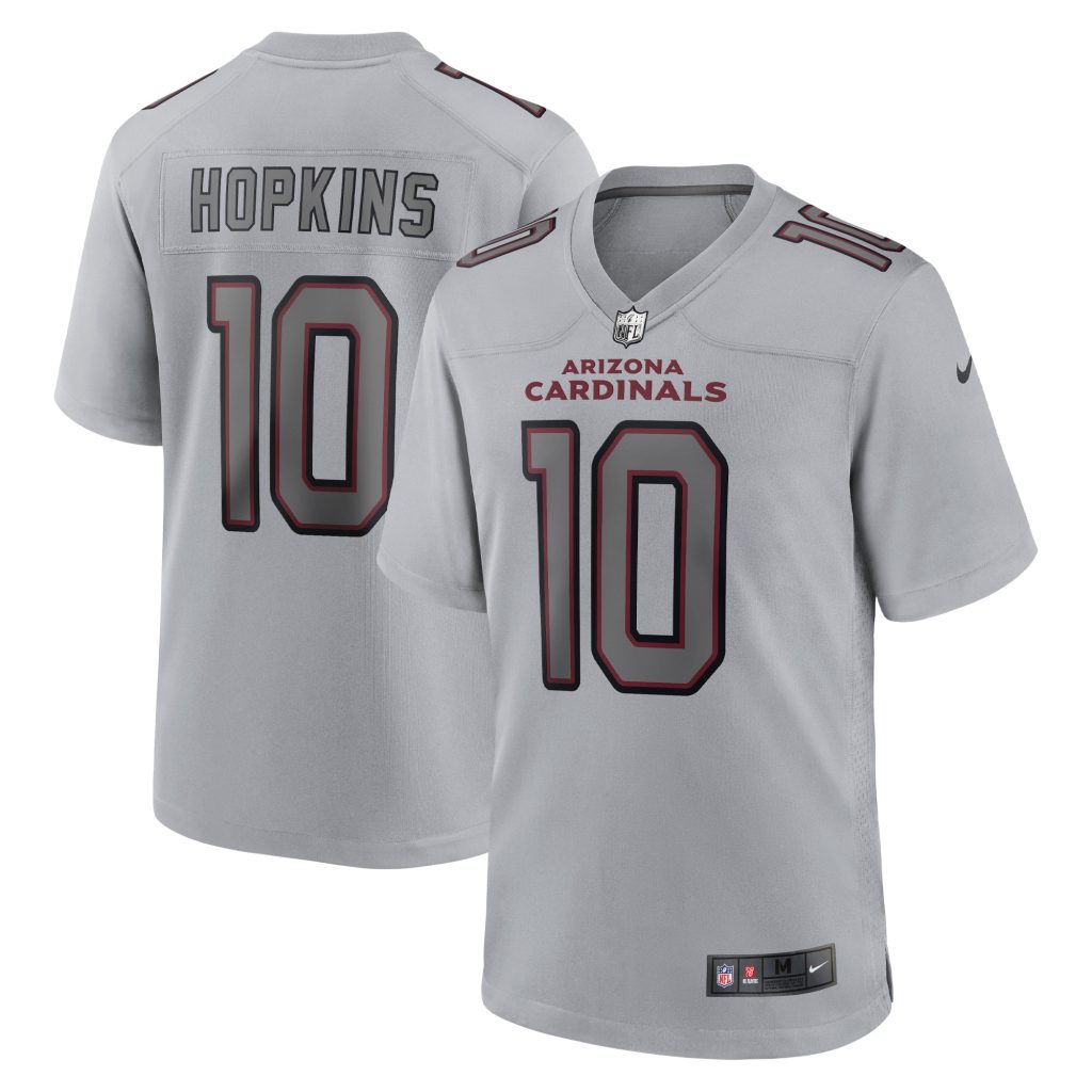 Men's Arizona Cardinals DeAndre Hopkins Nike Gray Atmosphere Fashion Game Jersey