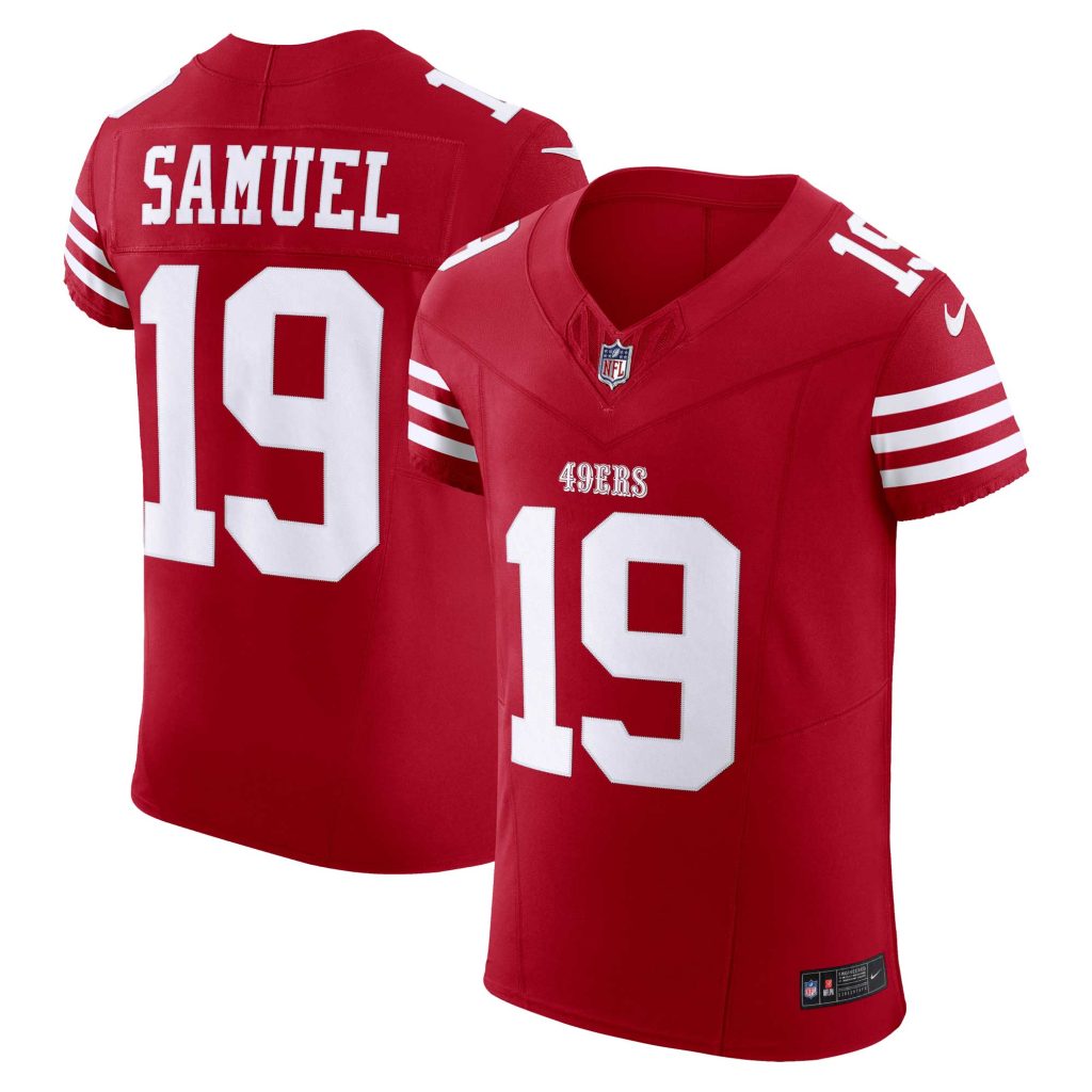 Deebo Samuel San Francisco 49ers Nike  Vapor F.U.S.E. Elite Jersey - Scarlet