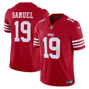 Men's San Francisco 49ers Deebo Samuel Nike Scarlet Vapor F.U.S.E. Limited Jersey