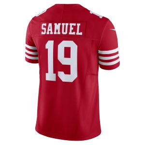 Men's San Francisco 49ers Deebo Samuel Nike Scarlet Vapor F.U.S.E. Limited Jersey