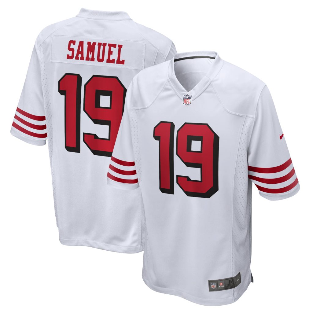 Men's San Francisco 49ers Deebo Samuel Nike White Alternate Game Jersey