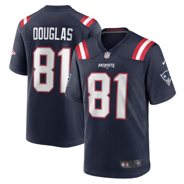 Demario Douglas New England Patriots Nike  Game Jersey -  Navy