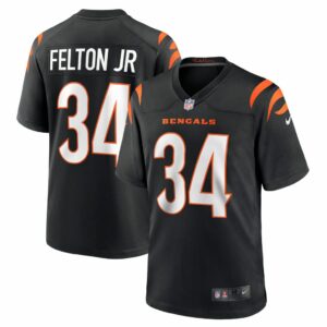 Demetric Felton Jr. Cincinnati Bengals Nike Team Game Jersey -  Black