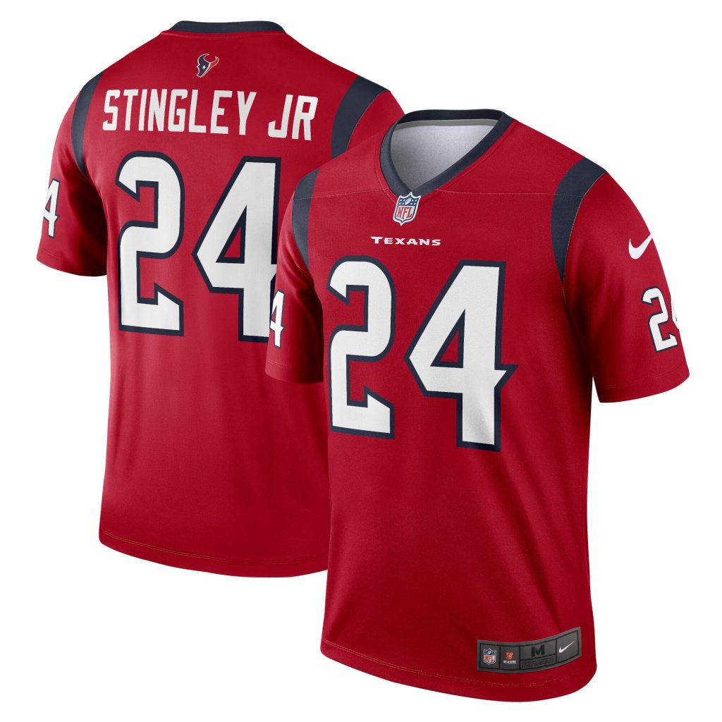 Men's Houston Texans Derek Stingley Jr. Nike Red Legend Jersey