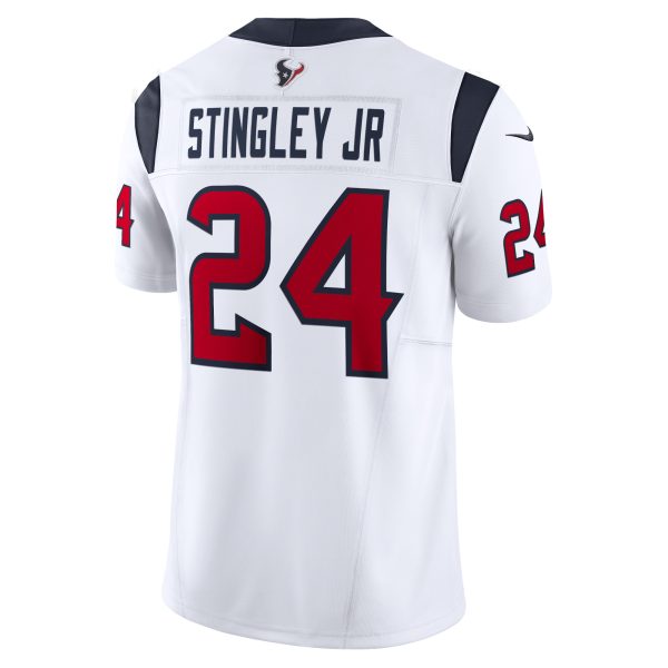 Men's Houston Texans Derek Stingley Jr. Nike White Vapor F.U.S.E. Limited Jersey