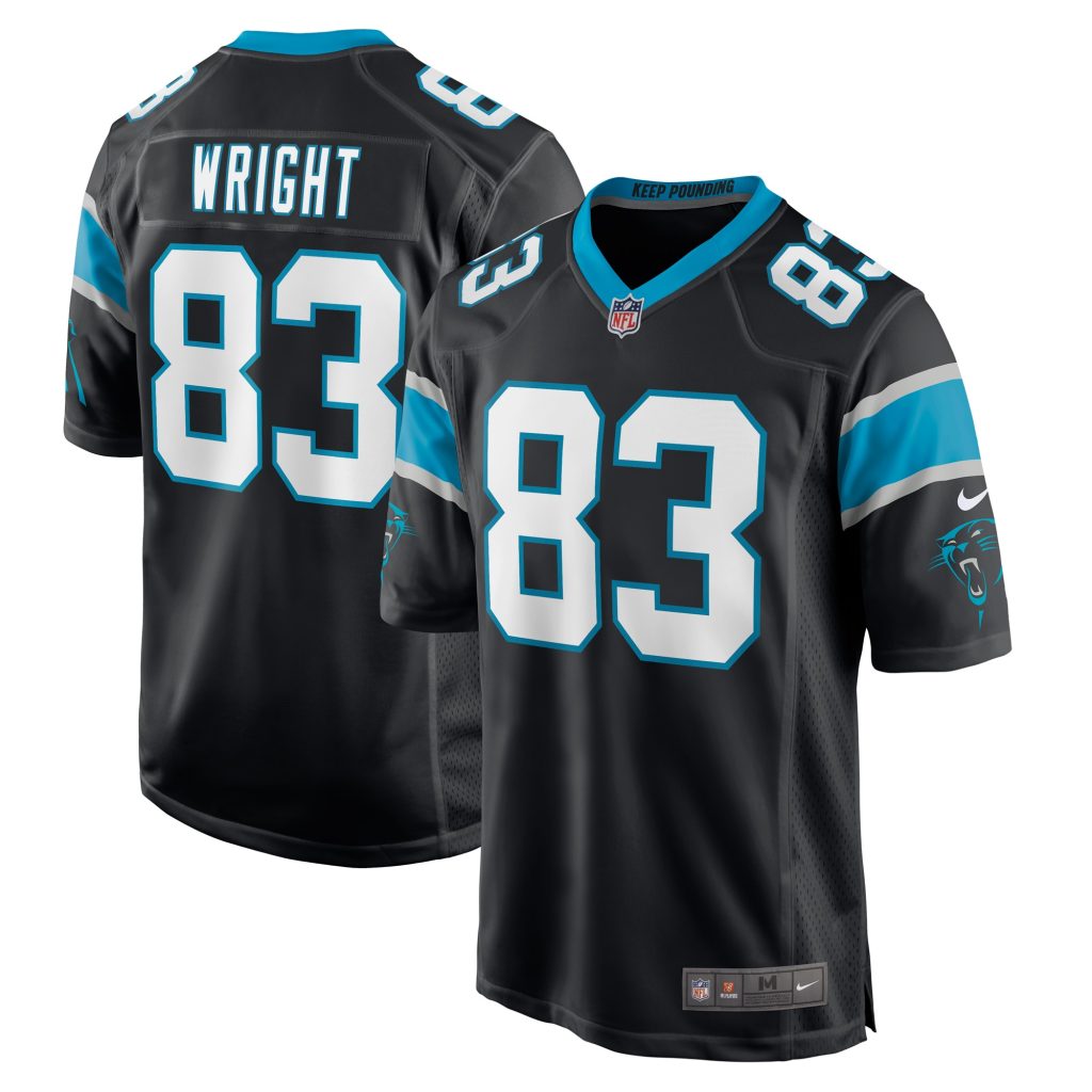 Men's Carolina Panthers Derek Wright Nike Black Game Player Jersey