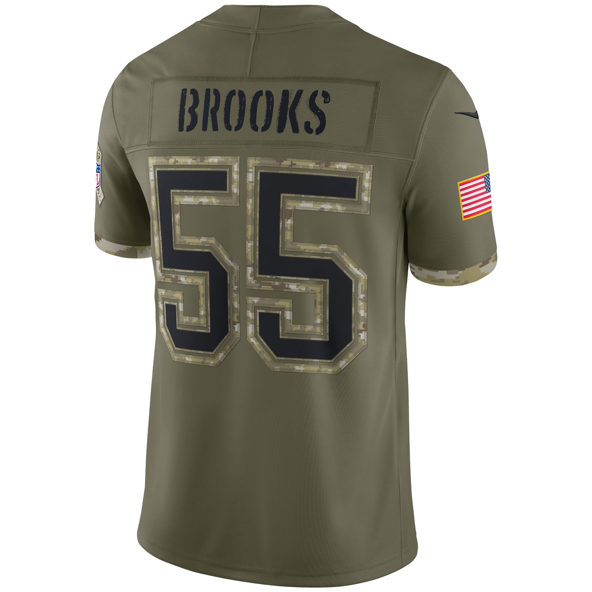 Men's Tampa Bay Buccaneers Derrick Brooks Nike Olive 2022 Salute To Service Retired Player Limited Jersey