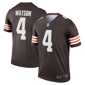 Men's Cleveland Browns Deshaun Watson Nike Brown Legend Jersey