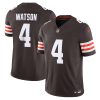 Men's Cleveland Browns Deshaun Watson Nike Brown Vapor F.U.S.E. Limited Jersey
