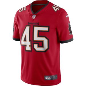 Men's Nike Devin White Red Tampa Bay Buccaneers Vapor Limited Jersey