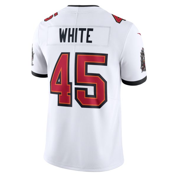 Men's Tampa Bay Buccaneers Devin White Nike White  Vapor Untouchable Limited Jersey