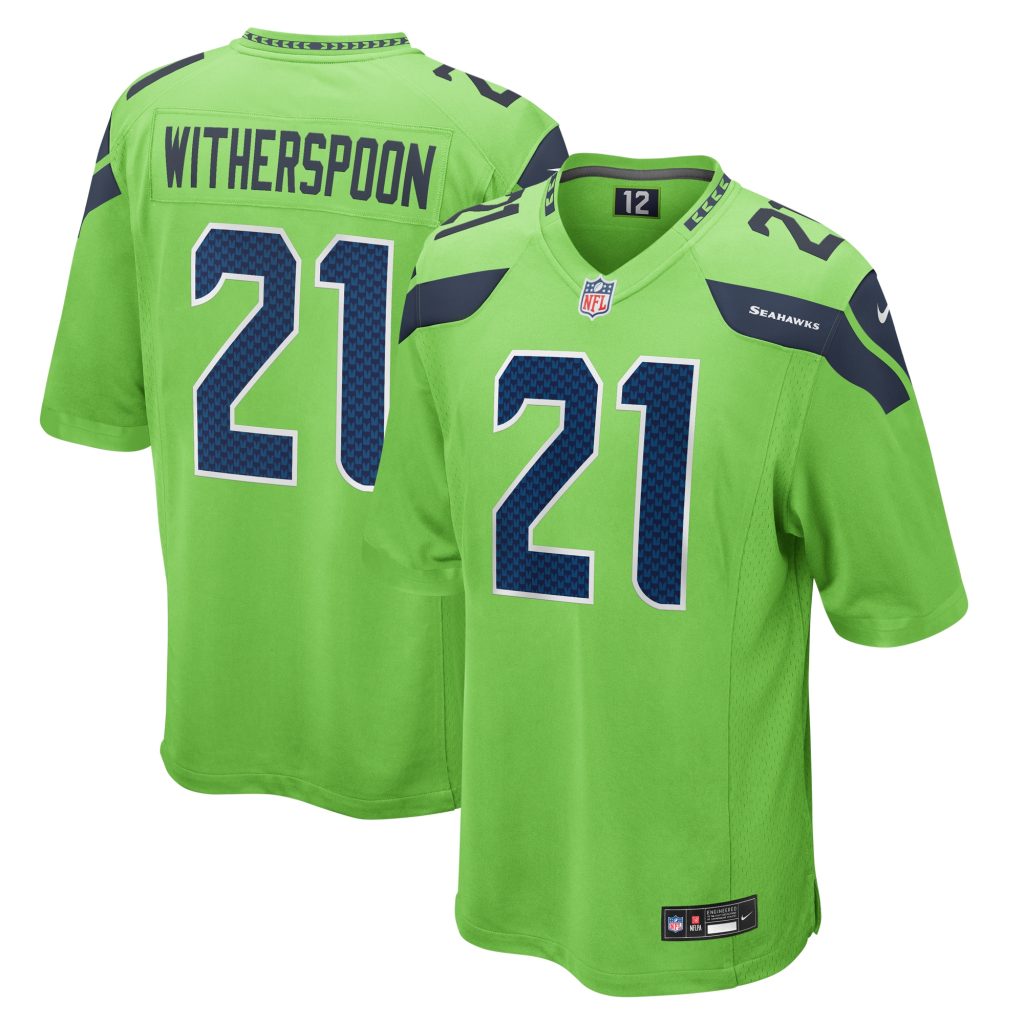 Devon Witherspoon Seattle Seahawks Nike  Game Jersey - Neon Green