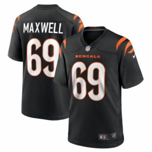 Devonnsha Maxwell Cincinnati Bengals Nike Team Game Jersey -  Black