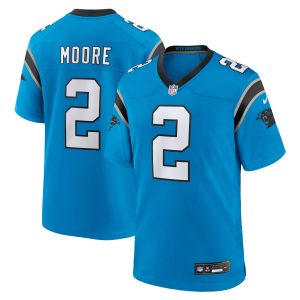 Men's Carolina Panthers D.J. Moore Nike Blue Alternate Game Jersey