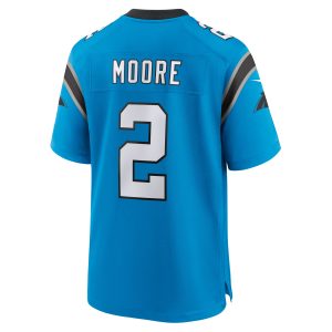Men's Carolina Panthers D.J. Moore Nike Blue Alternate Game Jersey