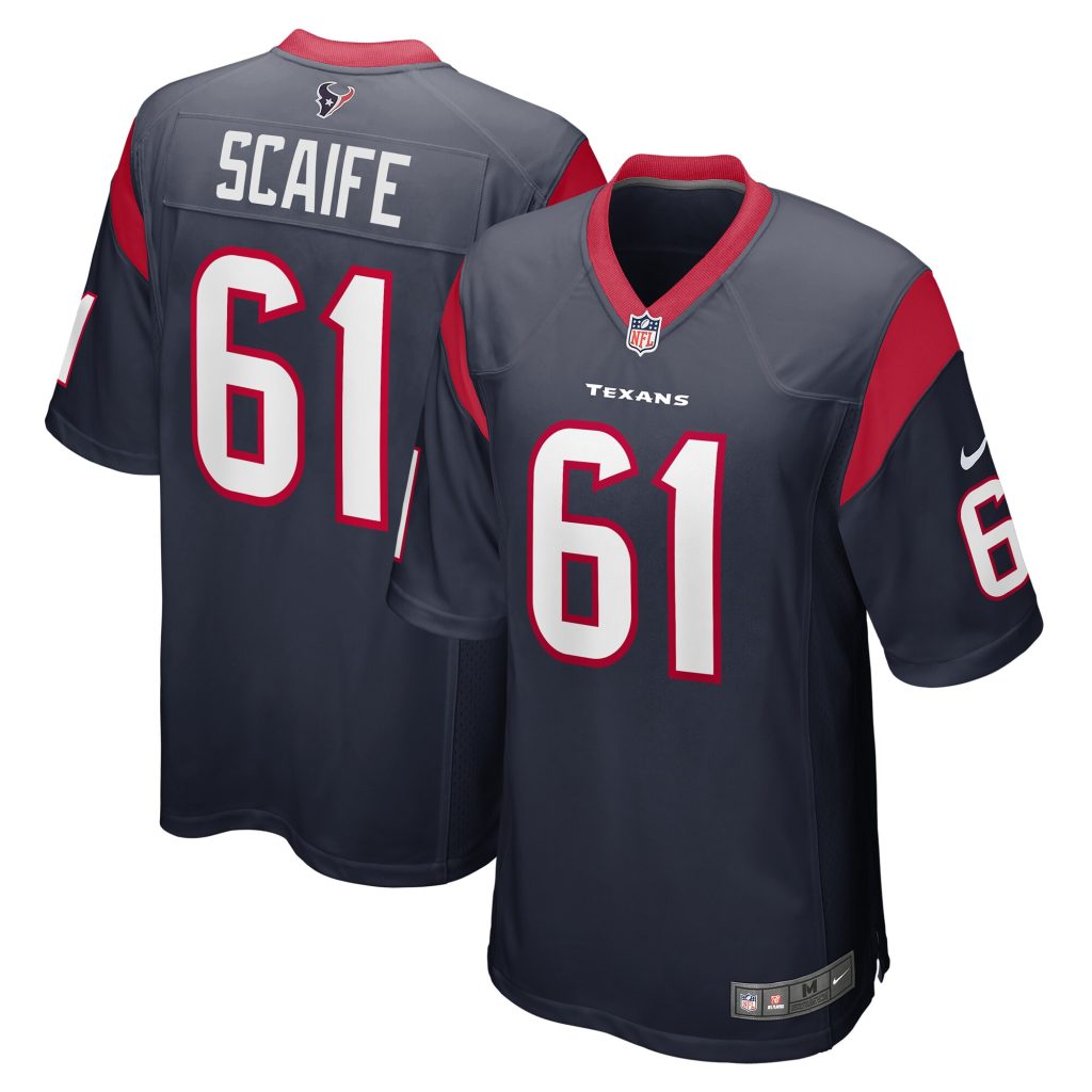 DJ Scaife Jr Houston Texans Nike Team Game Jersey -  Navy
