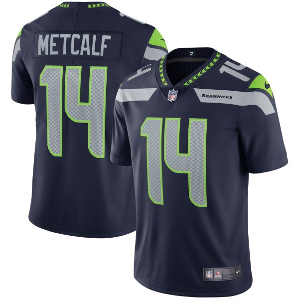 Men's Nike DK Metcalf College Navy Seattle Seahawks Vapor Limited Jersey