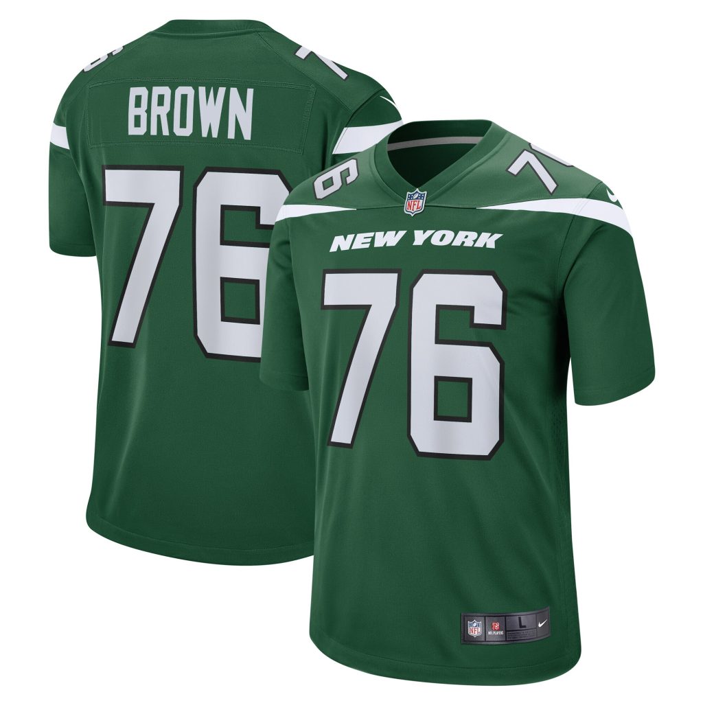 Duane Brown New York Jets Nike Team Game Jersey - Gotham Green