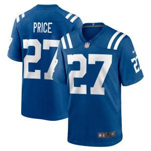 Men's Indianapolis Colts D'Vonte Price Nike Royal Game Player Jersey