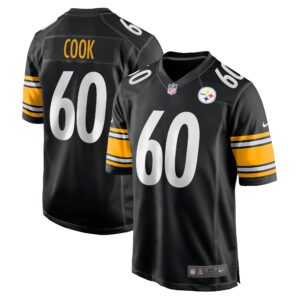 Dylan Cook Pittsburgh Steelers Nike  Game Jersey -  Black