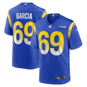 Men's Los Angeles Rams Elijah Garcia Nike Royal Game Player Jersey