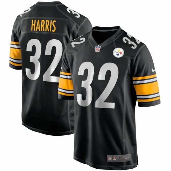Men's Pittsburgh Steelers Franco Harris Nike Black Game Retired Player Jersey