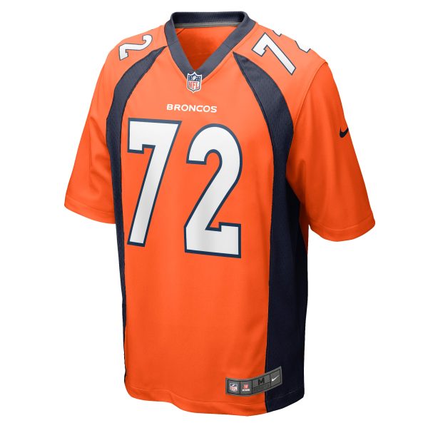 Men's Denver Broncos Garett Bolles Nike Orange Game Jersey
