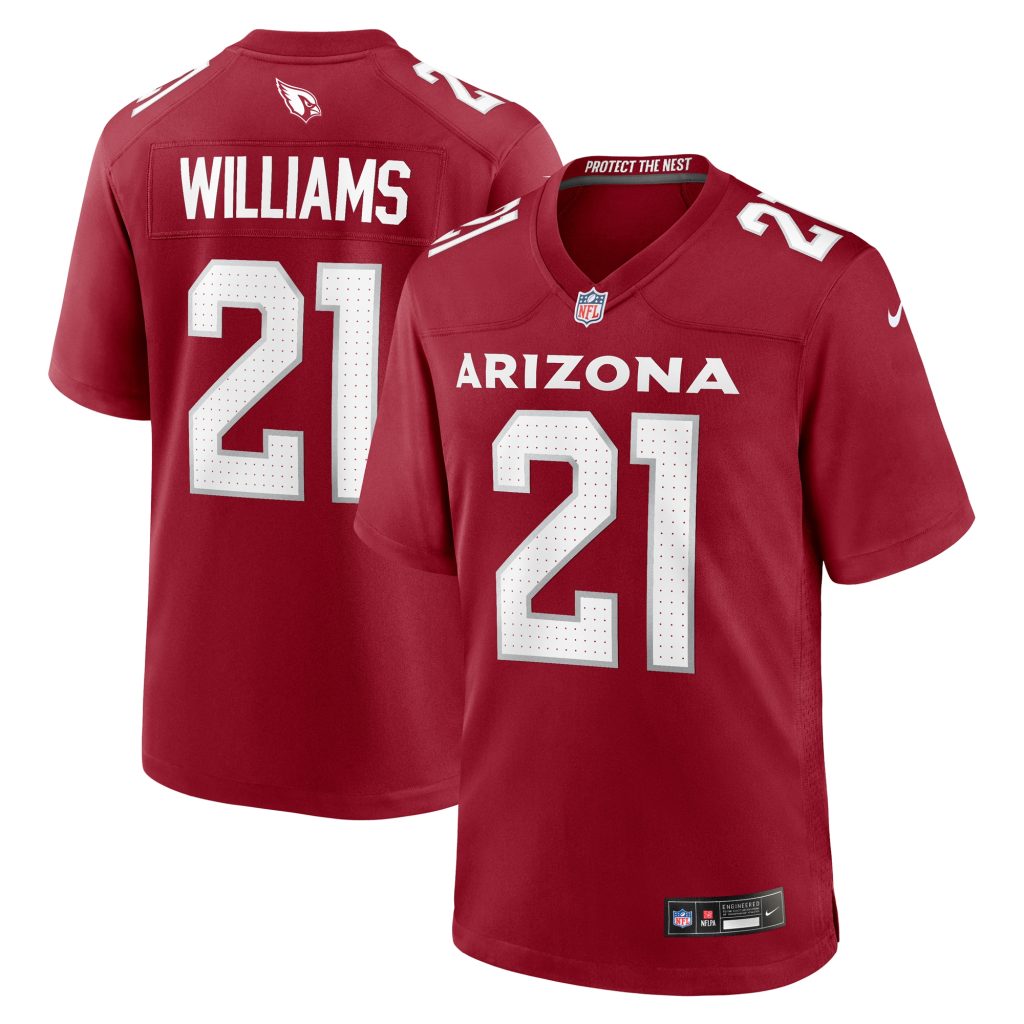 Garrett Williams Arizona Cardinals Nike  Game Jersey -  Cardinal