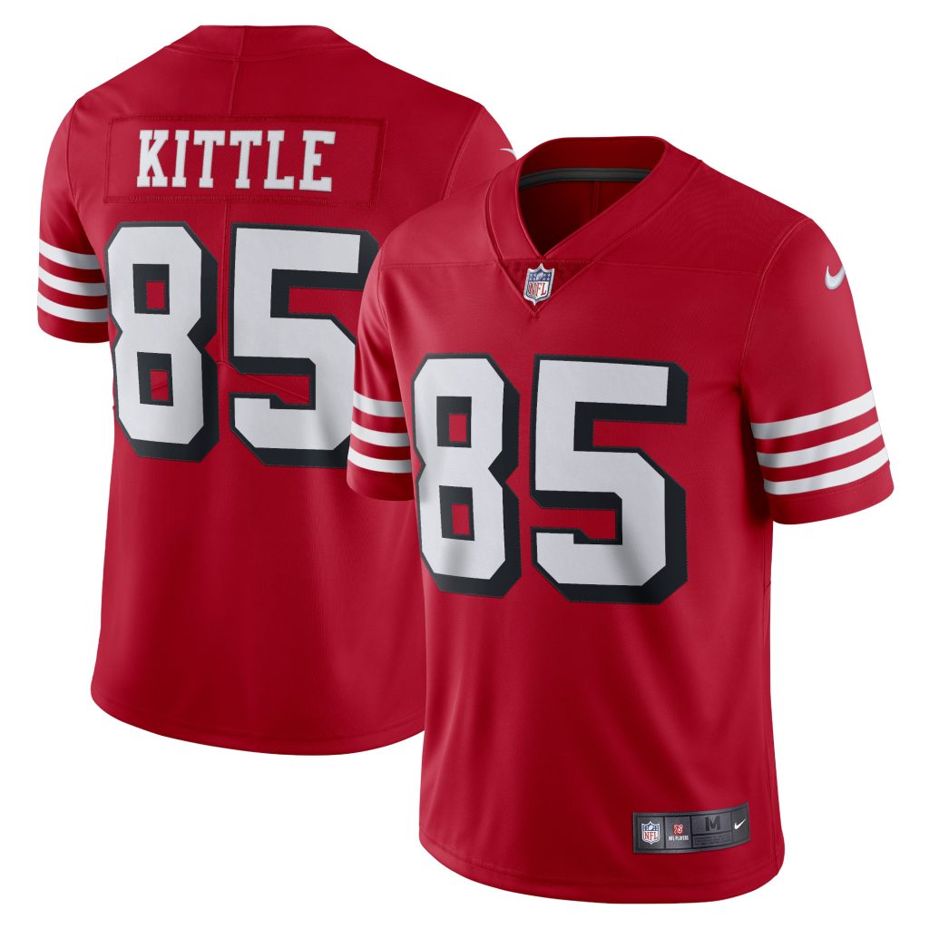 George Kittle San Francisco 49ers Nike Alternate Vapor Limited Player Jersey - Red