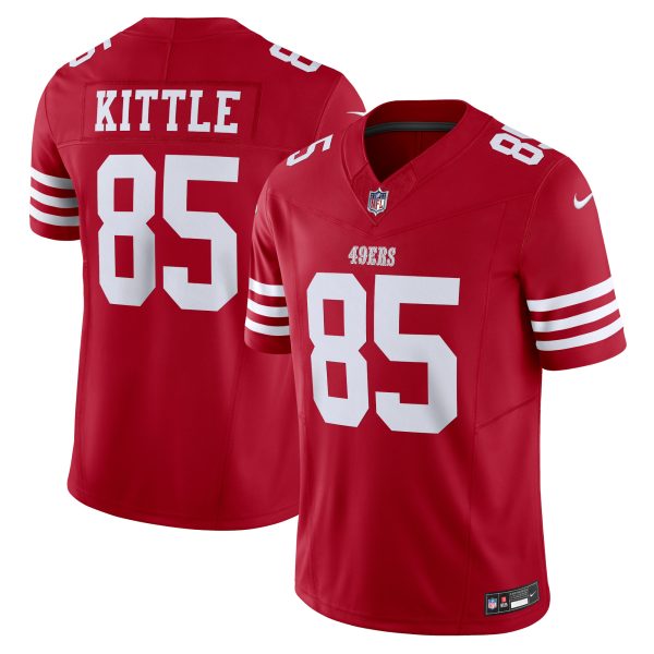 Men's San Francisco 49ers George Kittle Nike Scarlet Vapor F.U.S.E. Limited Jersey