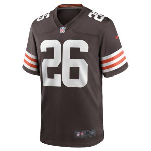 Men's Cleveland Browns Greedy Williams Nike Brown Game Jersey