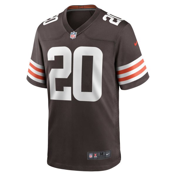 Men's Cleveland Browns Gregory Newsome II Nike Brown Game Jersey