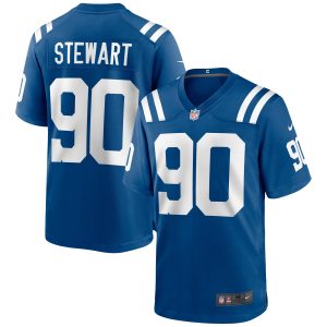 Men's Indianapolis Colts Grover Stewart Nike Royal Game Jersey