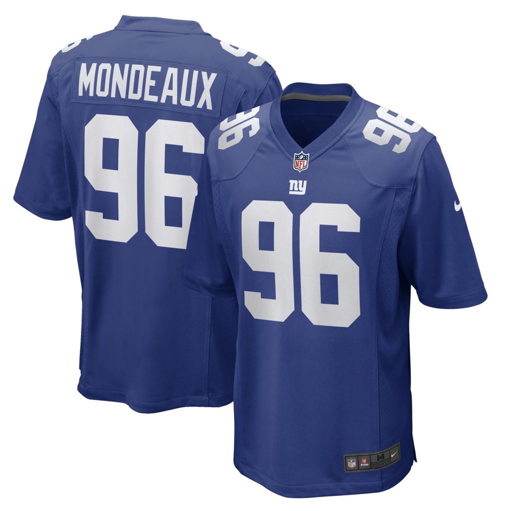 Men's New York Giants Henry Mondeaux Nike Royal Game Player Jersey