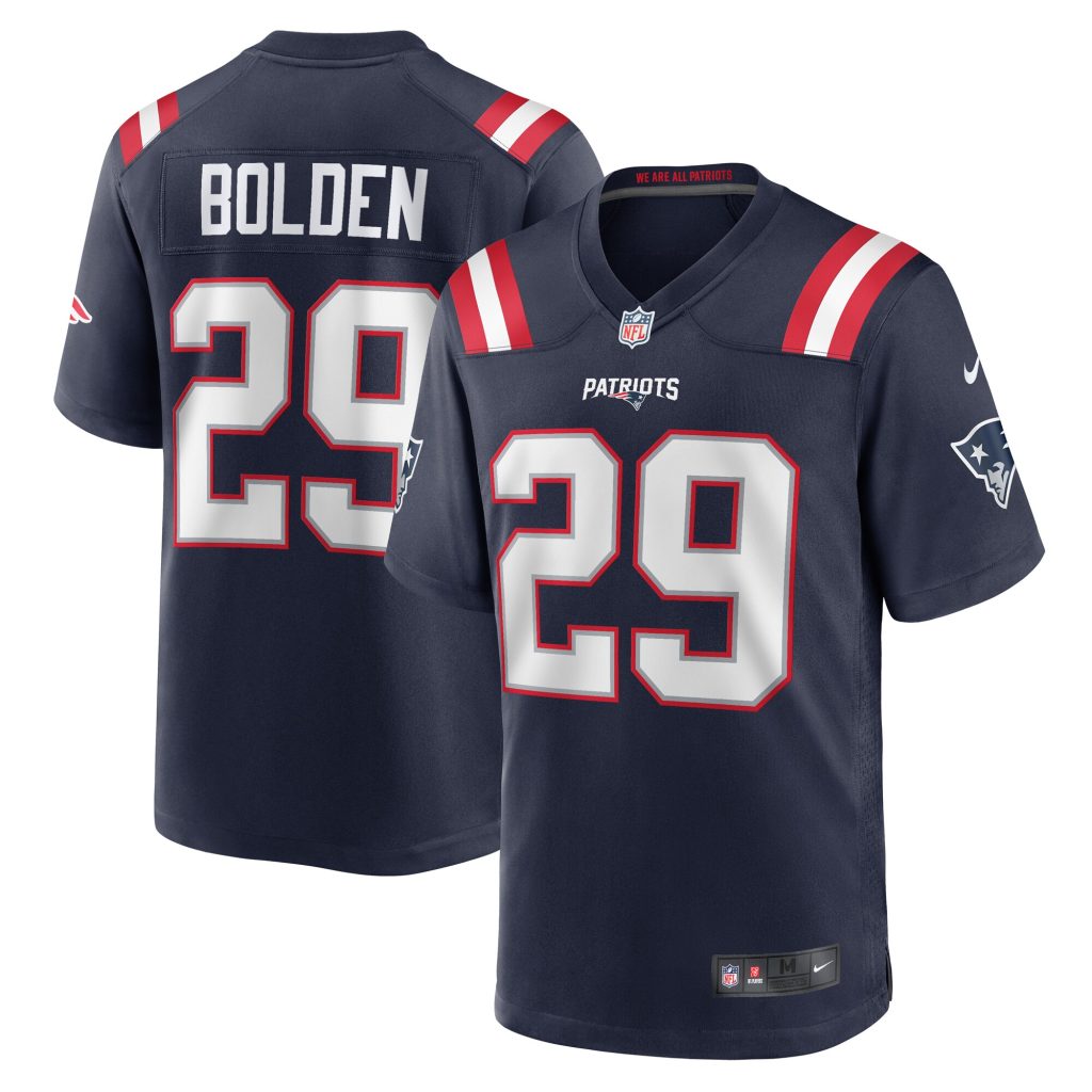 Isaiah Bolden New England Patriots Nike Team Game Jersey -  Navy