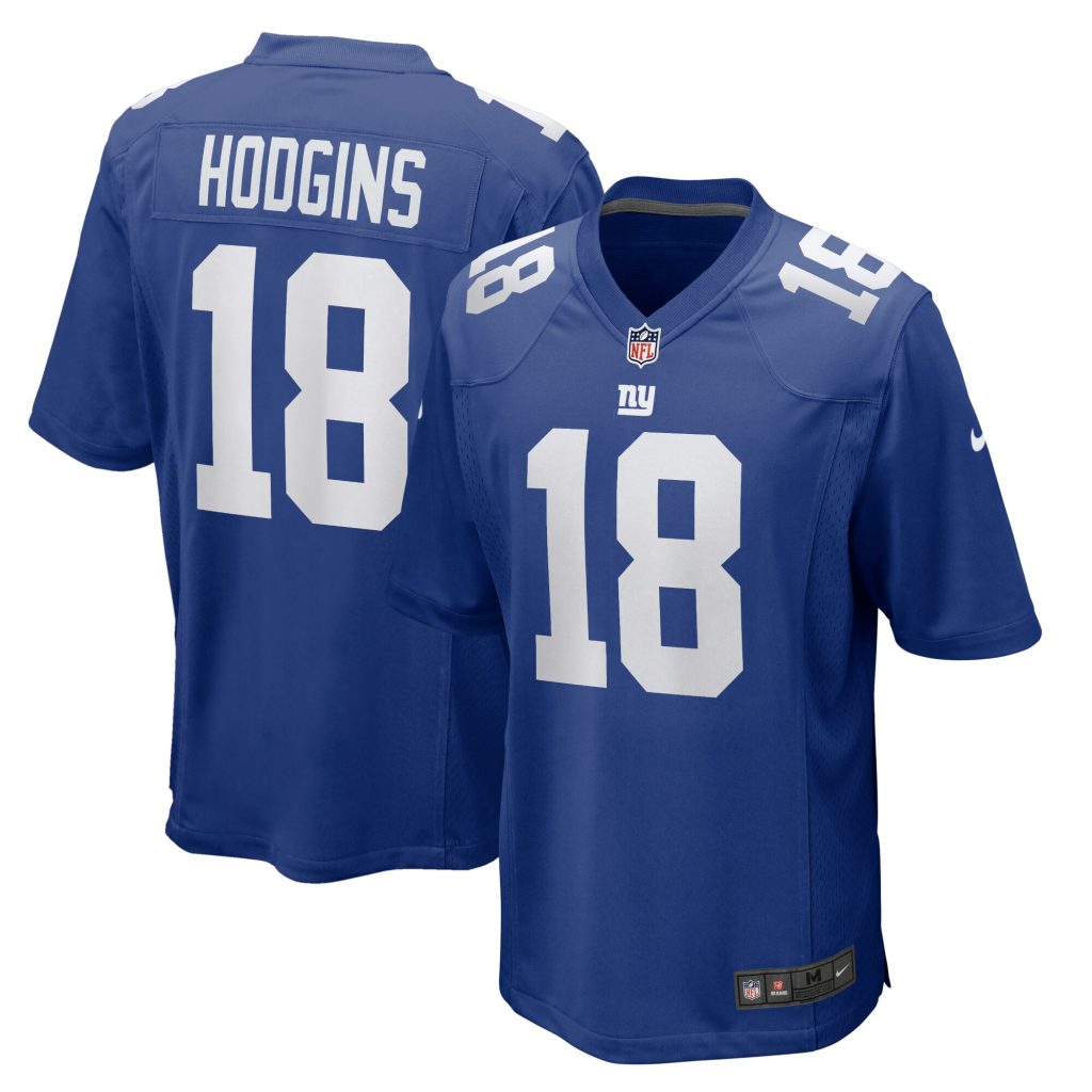 Men's New York Giants Isaiah Hodgins Nike Royal Home Game Player Jersey