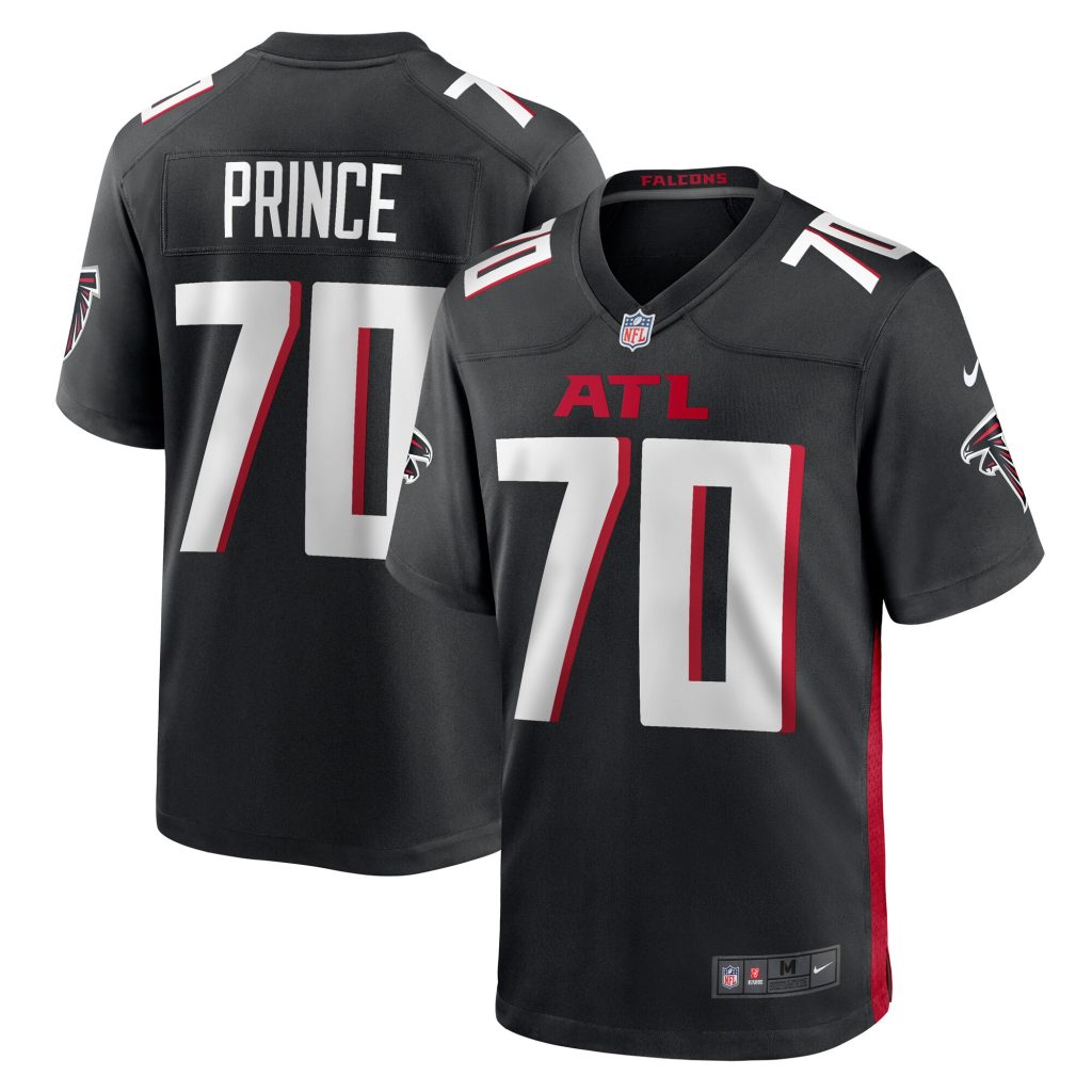 Isaiah Prince Atlanta Falcons Nike Team Game Jersey -  Black