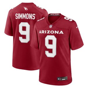 Men's Arizona Cardinals Isaiah Simmons Nike Cardinal Game Player Jersey