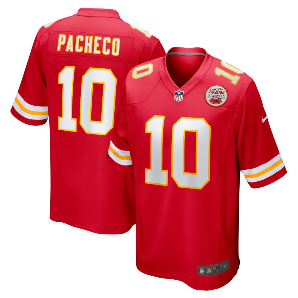 Men's Kansas City Chiefs Isiah Pacheco Nike Red Game Player Jersey