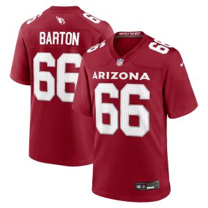 Jackson Barton Arizona Cardinals Nike Team Game Jersey -  Cardinal