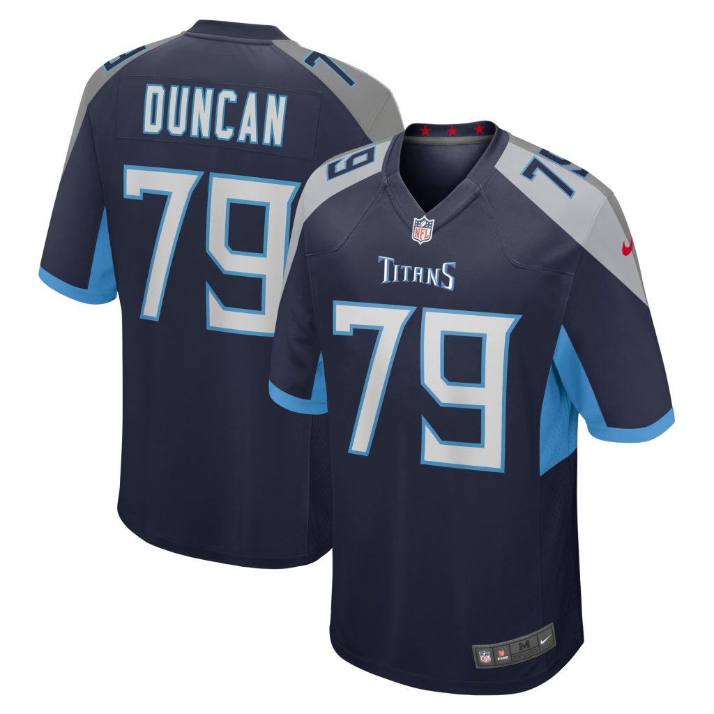 Jaelyn Duncan Tennessee Titans Nike Team Game Jersey -  Navy