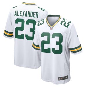 Men's Green Bay Packers Jaire Alexander Nike White Game Player Jersey