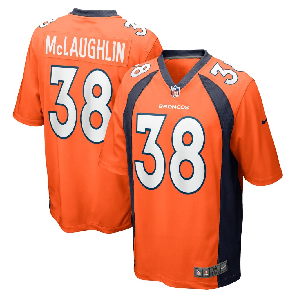 Jaleel McLaughlin Denver Broncos Nike  Game Jersey -  Orange
