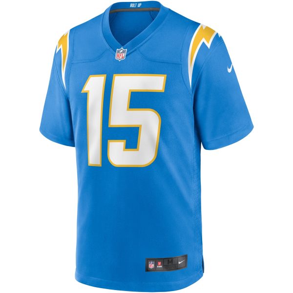 Men's Los Angeles Chargers Jalen Guyton Nike Powder Blue Game Player Jersey