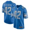 Men's Detroit Lions Jalen Reeves-Maybin Nike Blue Game Jersey