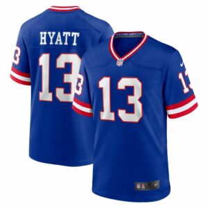 Jalin Hyatt New York Giants Nike Team Game Jersey -  Royal