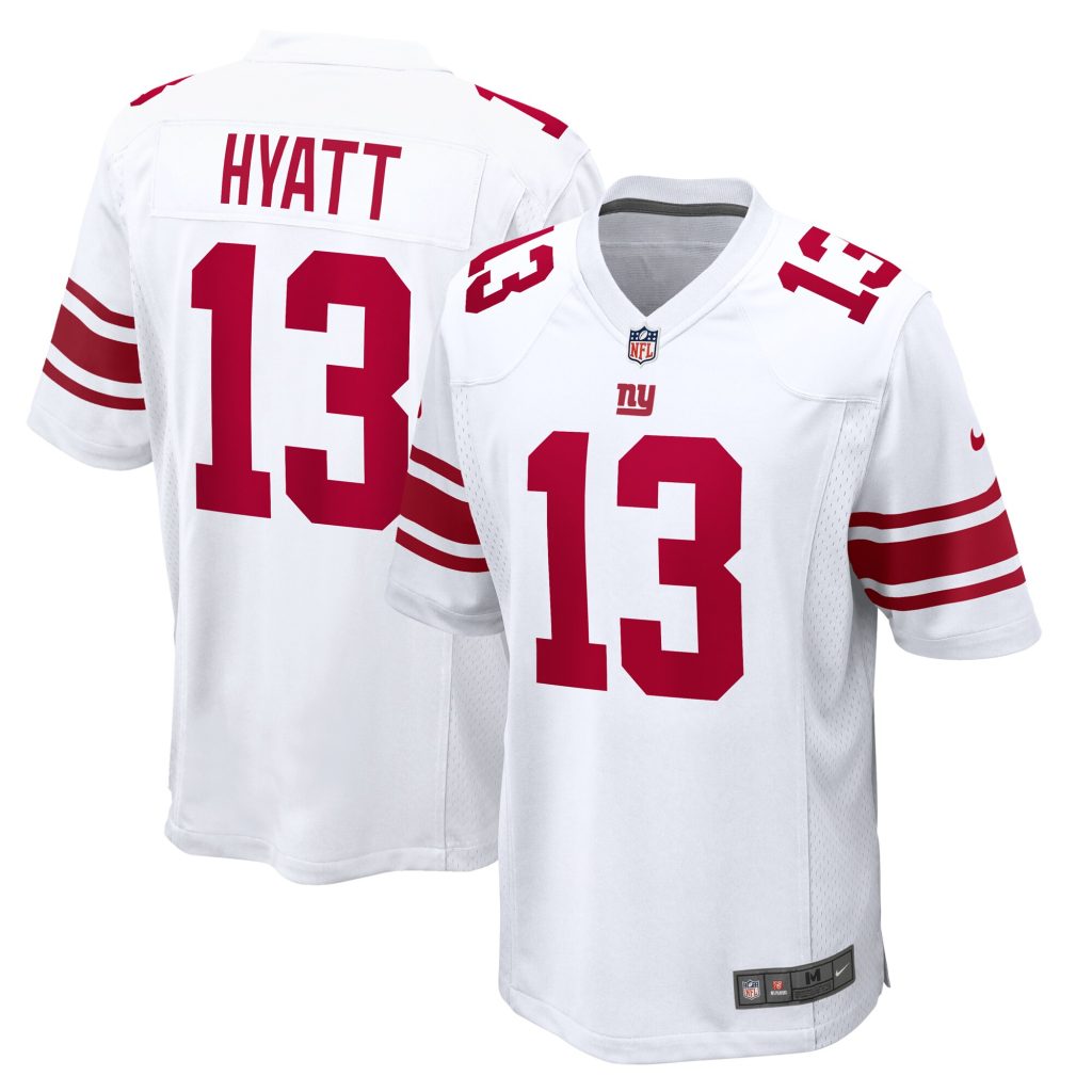 Jalin Hyatt New York Giants Nike  Game Jersey -  White